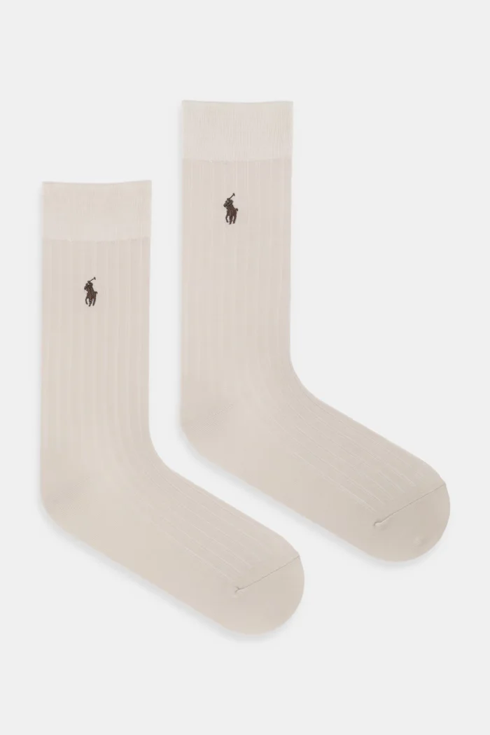 Polo Ralph Lauren чорапи мъжки 2 броя бежови 449P05399