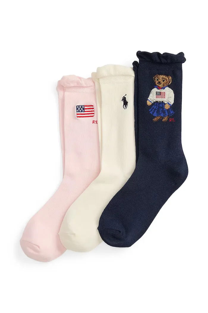 Polo Ralph Lauren чорапи за деца 3 броя многоцветни 448P11076001
