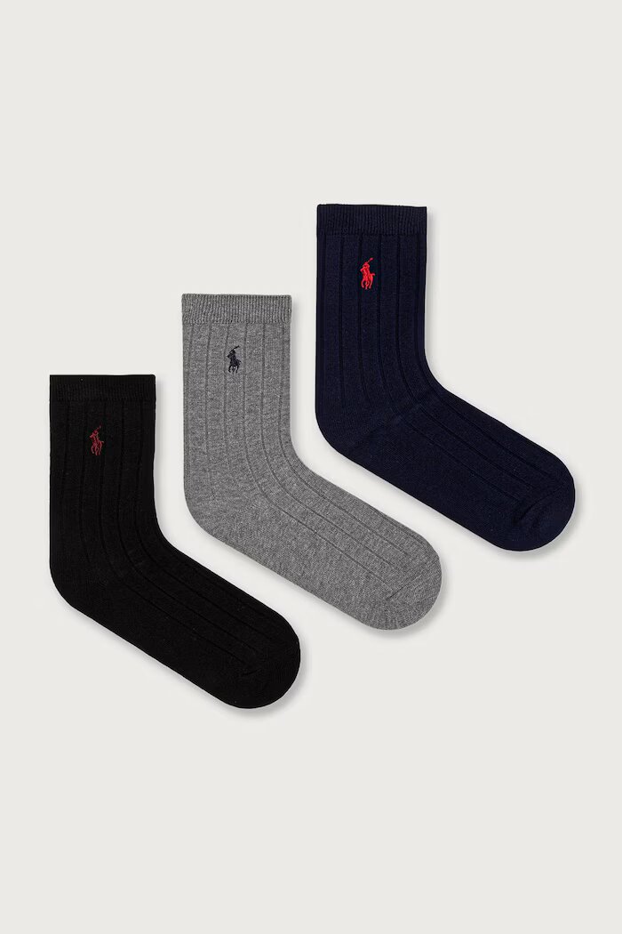 Polo Ralph Lauren чорапи за деца 3 броя тъмносини 444P19582001