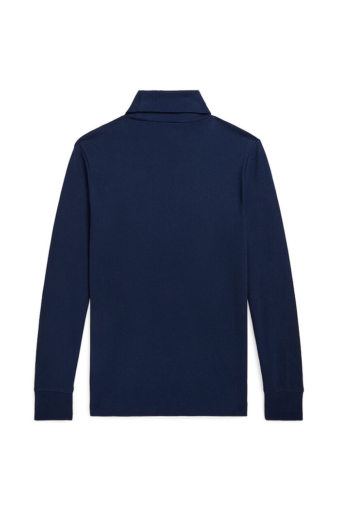 Polo Ralph Lauren Детска блуза с дълги ръкави в тъмносиньо с изчистен дизайн 323952435002