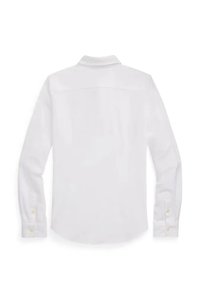 Polo Ralph Lauren Детска памучна риза в бяло 313929954004