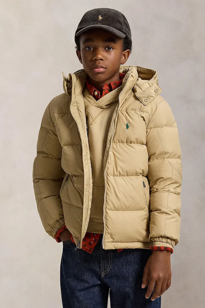 Polo Ralph Lauren Детско пухено яке в бежово 323969861003