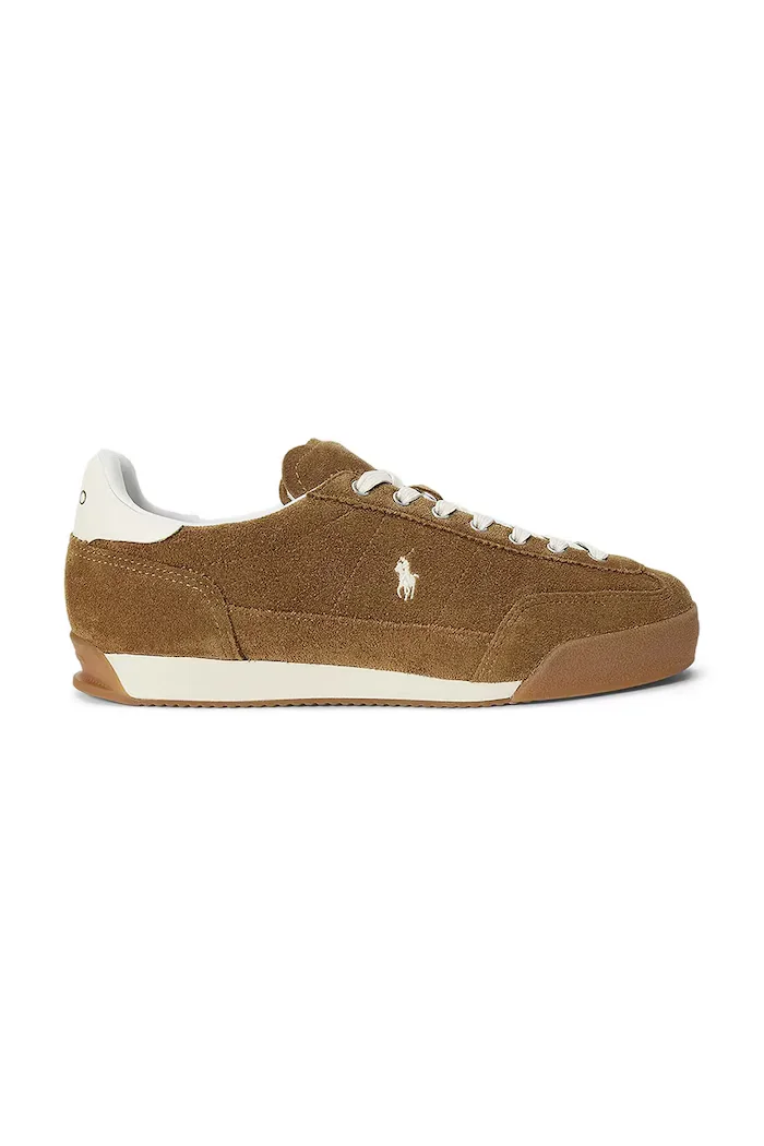 Polo Ralph Lauren Hester Pp маратонки дамски от велур кафяви 804P18219002