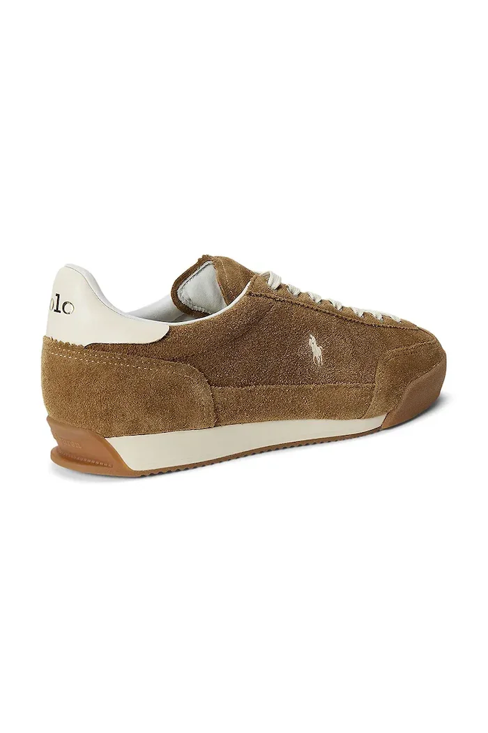 Polo Ralph Lauren Hester Pp маратонки дамски от велур кафяви 804P18219002