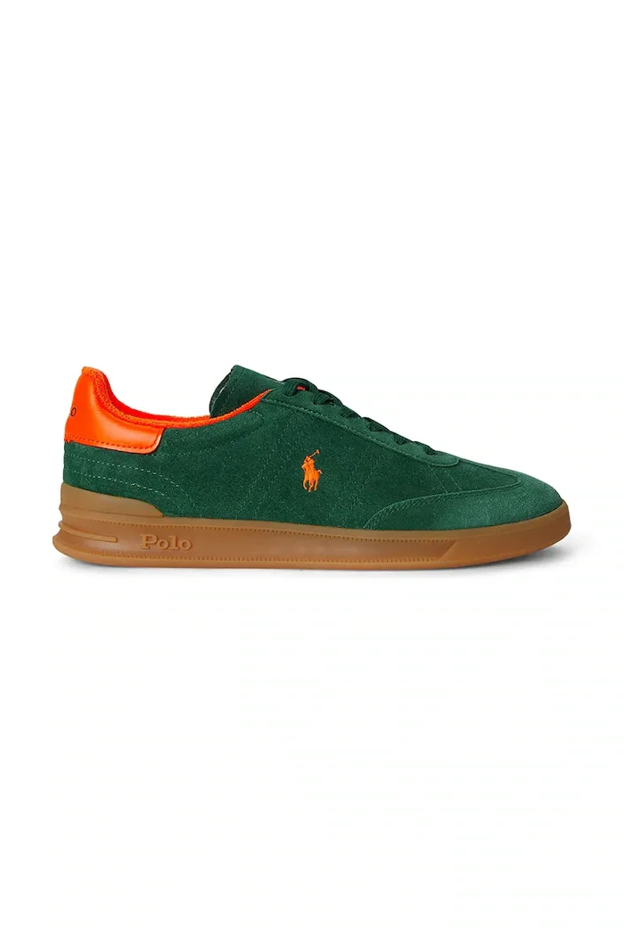 Polo Ralph Lauren Hrt Aera Pp маратонки от кожа зелени 809P06951003