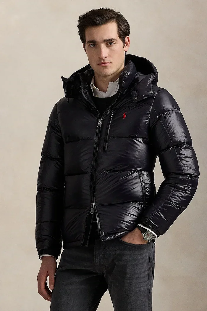 Polo Ralph Lauren капитонирано яке мъжко черно 710968281