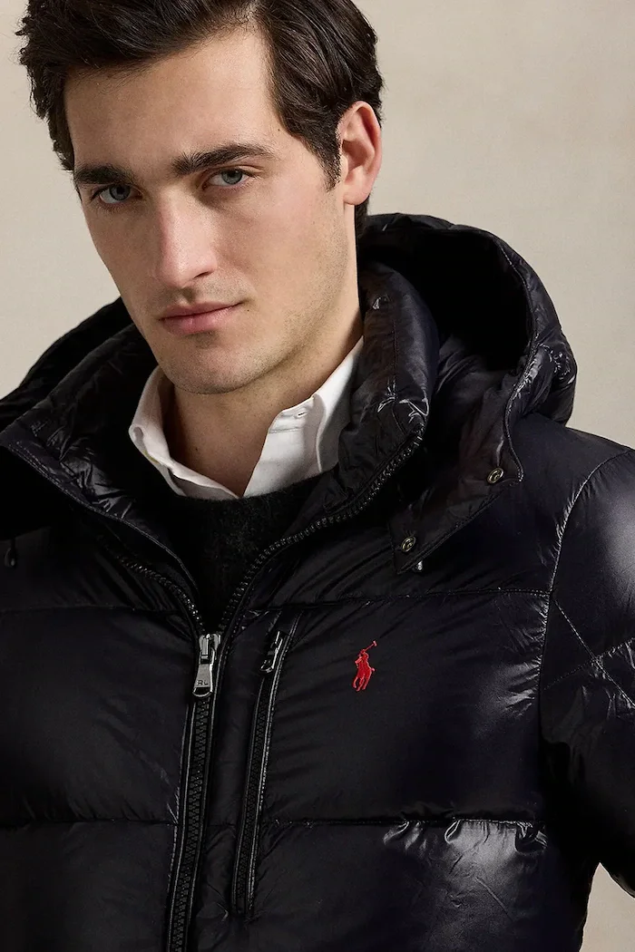 Polo Ralph Lauren капитонирано яке мъжко черно 710968281