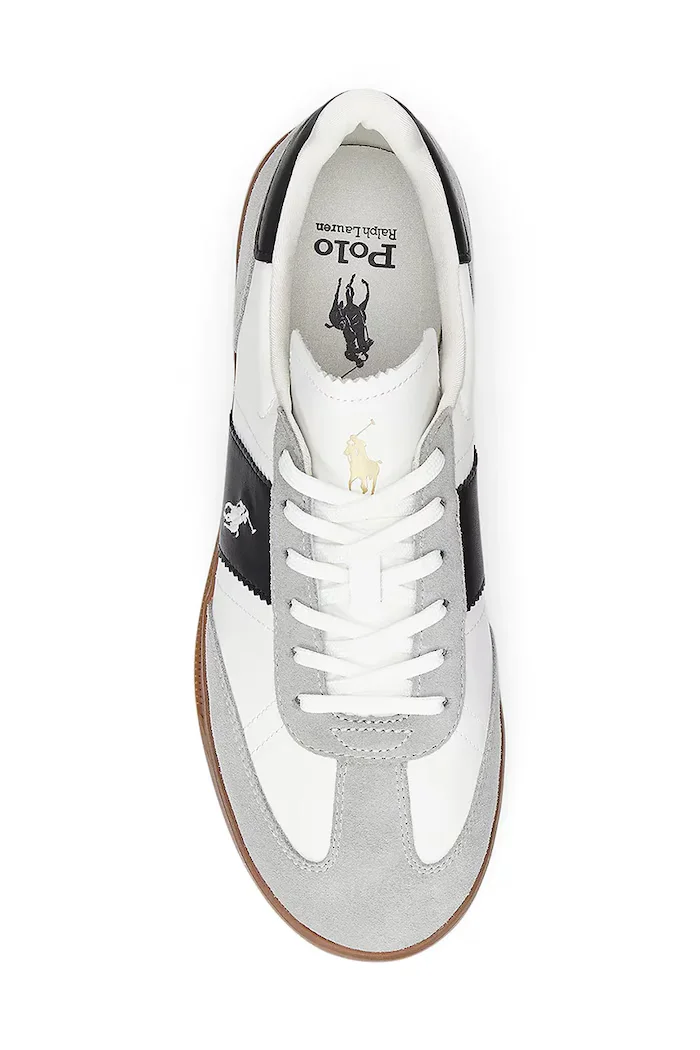 Polo Ralph Lauren Кожени маратонки Hrt Aera Pp в бяло 809956119002