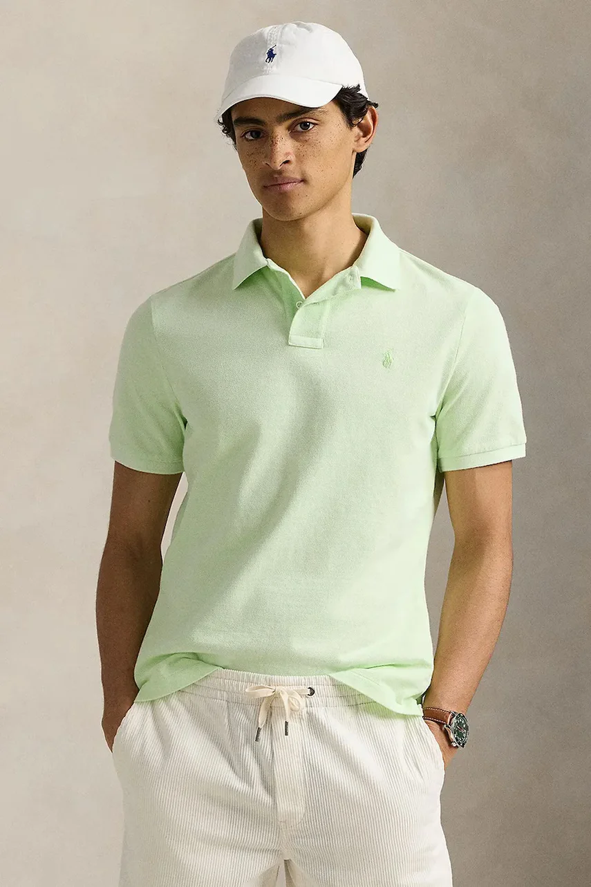 Polo Ralph Lauren Памучна тениска с яка