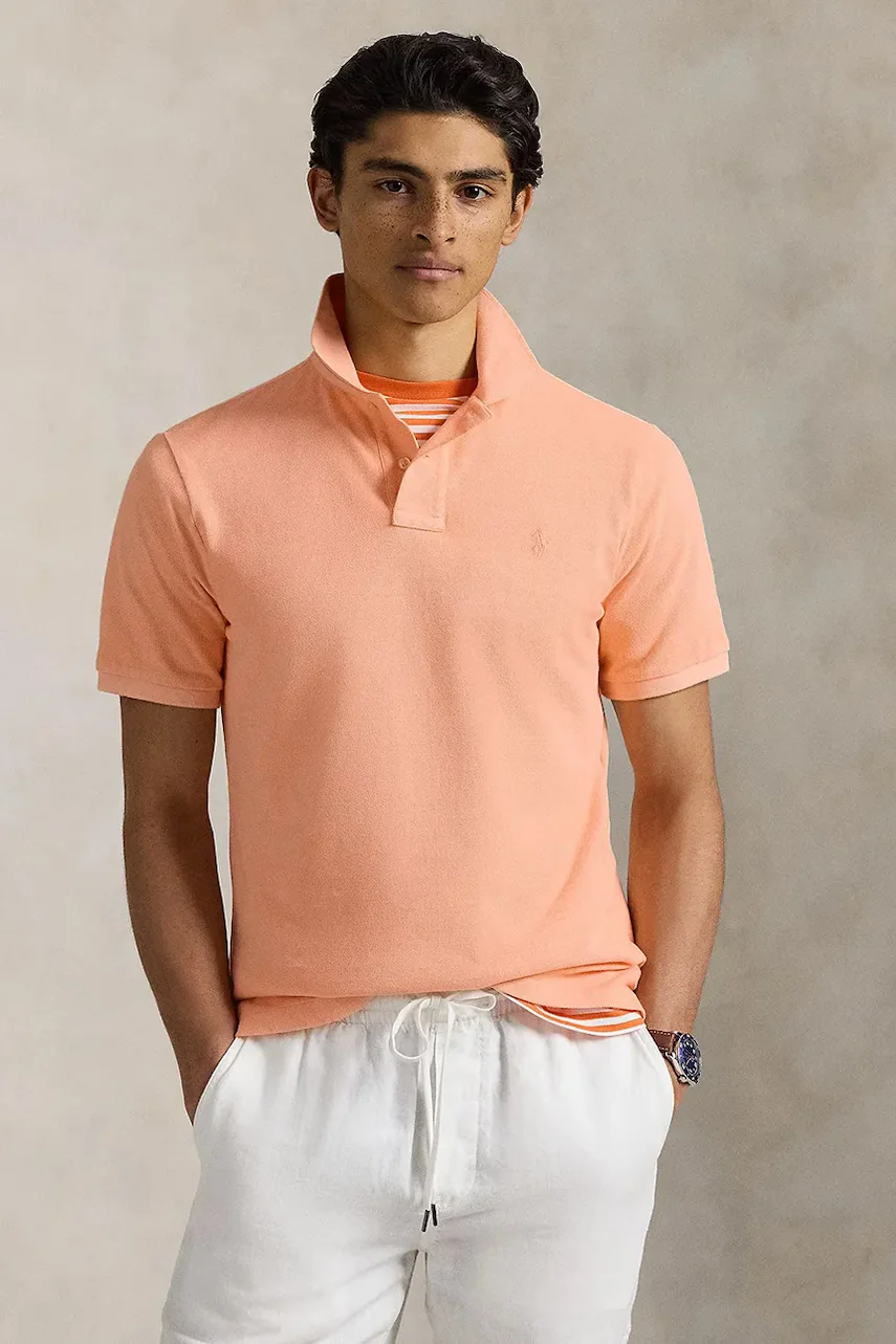 Polo Ralph Lauren Памучна тениска с яка