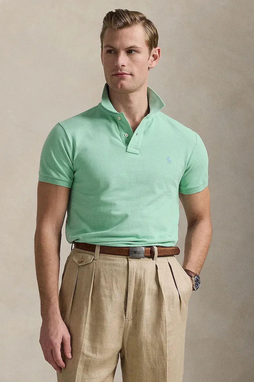 Polo Ralph Lauren Памучна тениска с яка