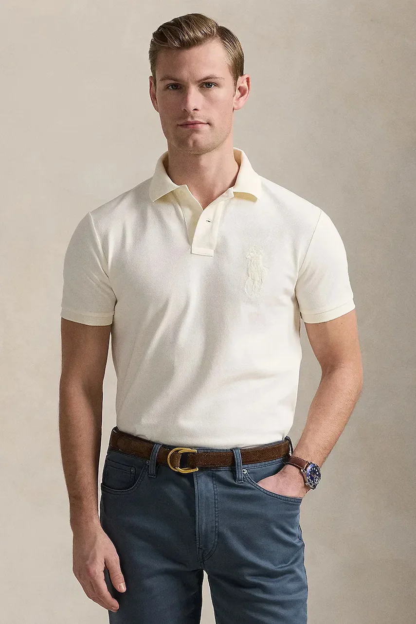 Polo Ralph Lauren Памучна тениска с яка