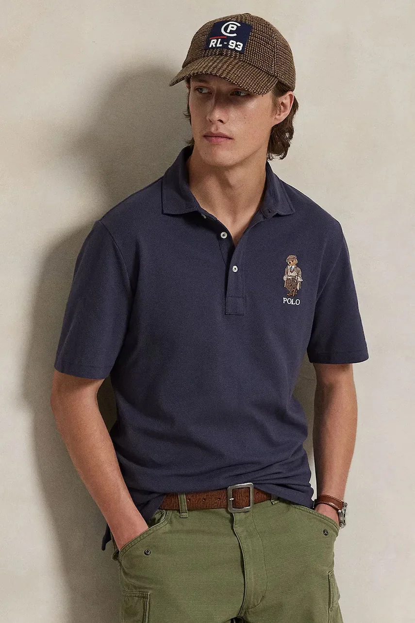 Polo Ralph Lauren Памучна тениска с яка