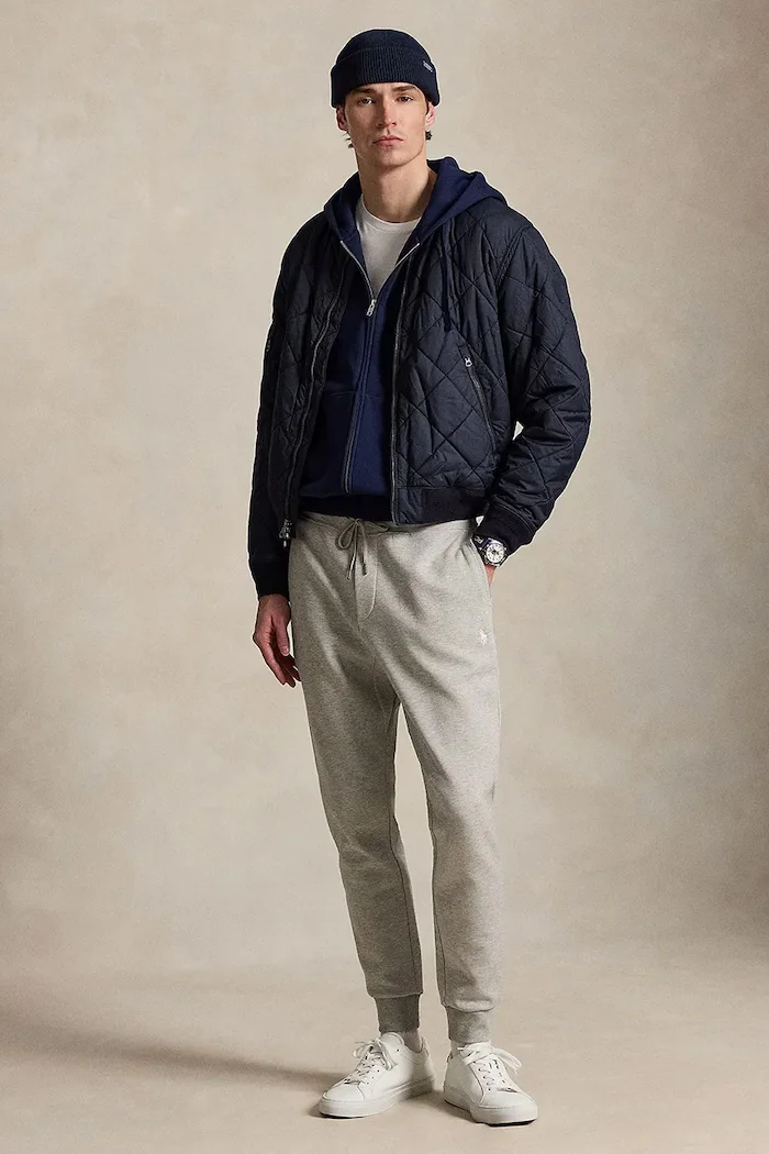 Polo Ralph Lauren панталон джогър мъжки сив 710881518