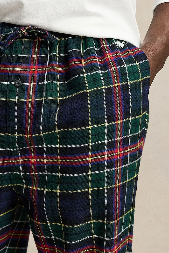 Polo Ralph Lauren пижама от две части мъжка от памук бяла 714950621