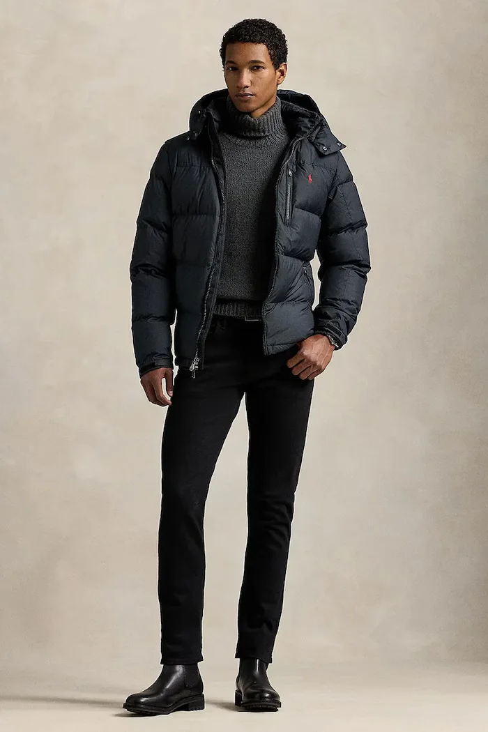 Polo Ralph Lauren пухено яке мъжко черно 710968278