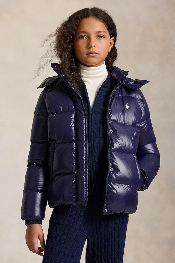 Polo Ralph Lauren пухено яке за деца тъмносиньо 313B29175001