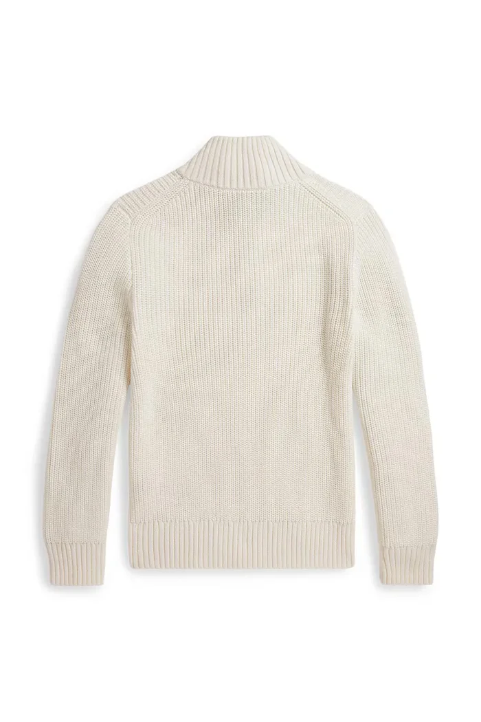 Polo Ralph Lauren пуловер за деца от памук бежов 323B26119003