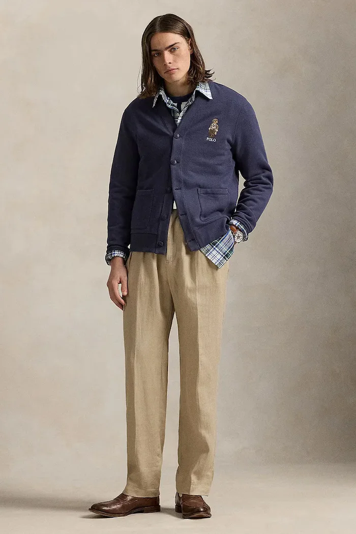 Polo Ralph Lauren Суичър мъжки в синьо с апликация 710980316