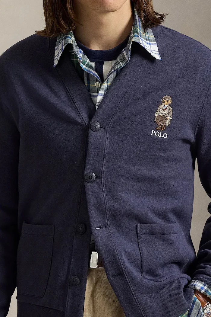 Polo Ralph Lauren Суичър мъжки в синьо с апликация 710980316