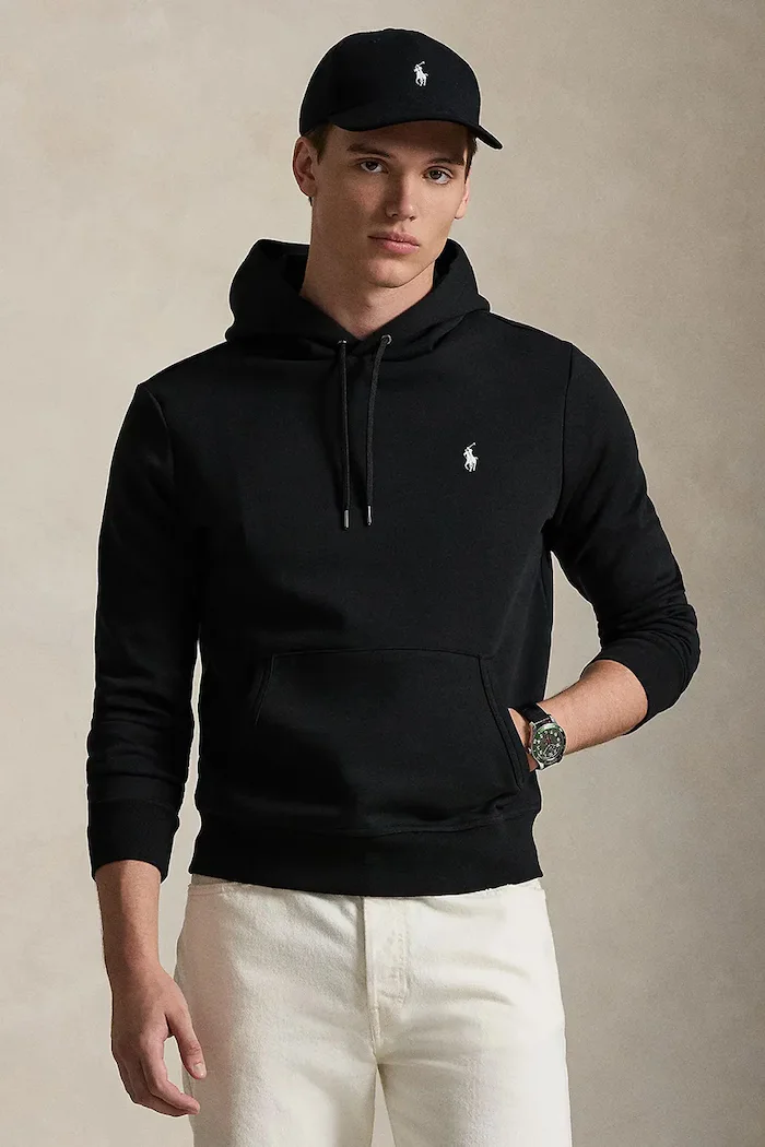 Polo Ralph Lauren суичър с качулка мъжки черен 710907092
