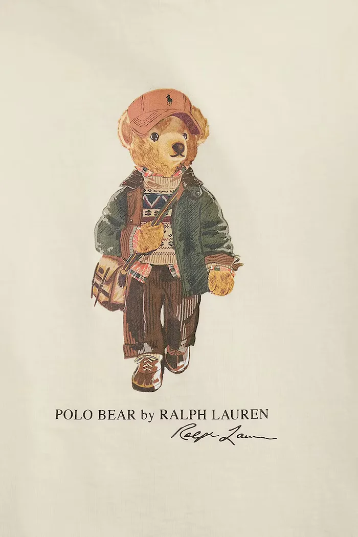 Polo Ralph Lauren тениска за деца от памук бежова 323B27298002