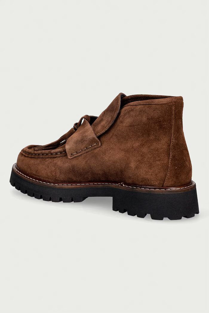 posa боти дамски от велур Aosta Tassel Boot кафяви PW239.201