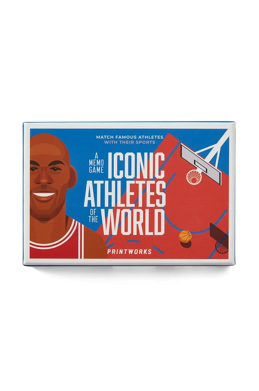 Printworks Игра на карти Memory Iconic Athletes