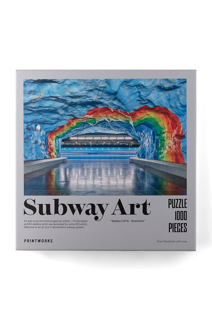 Printworks Пъзел Subway Art Rainbow от 1000 части