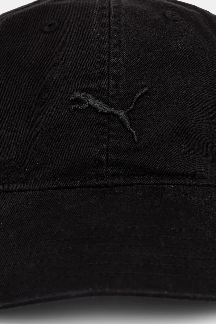 Puma бейзболна шапка от памук Premium cap черна 025974