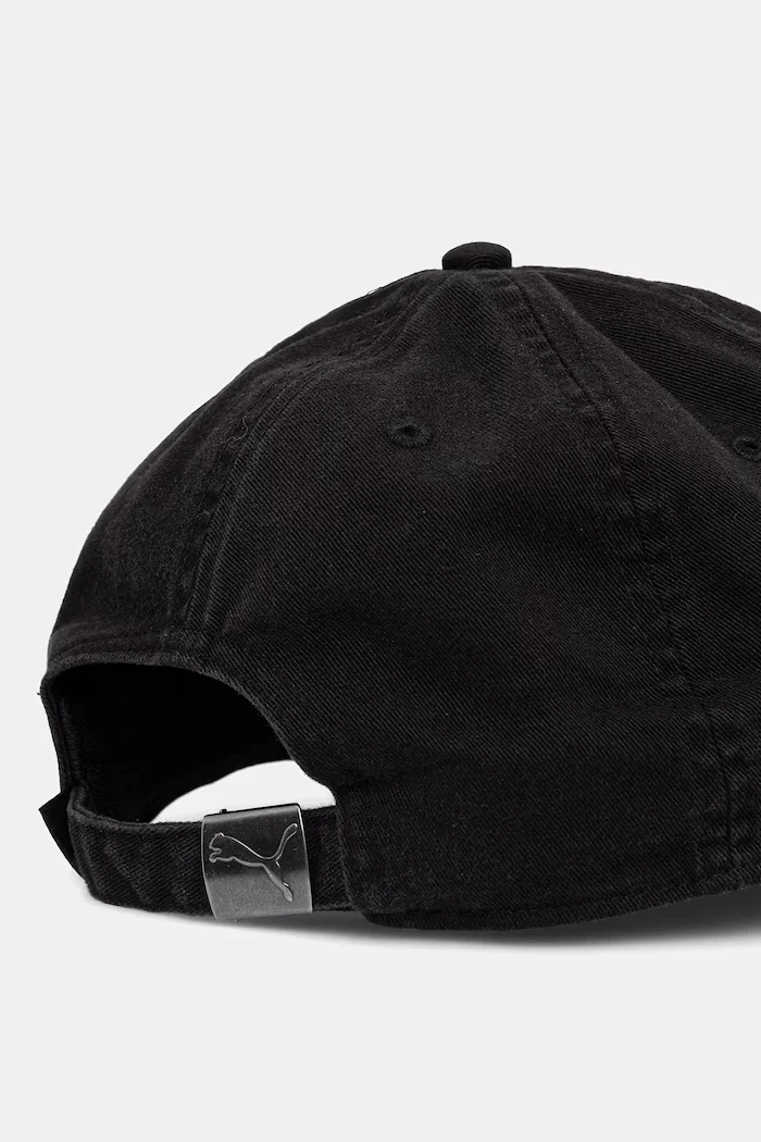 Puma бейзболна шапка от памук Premium cap черна 025974