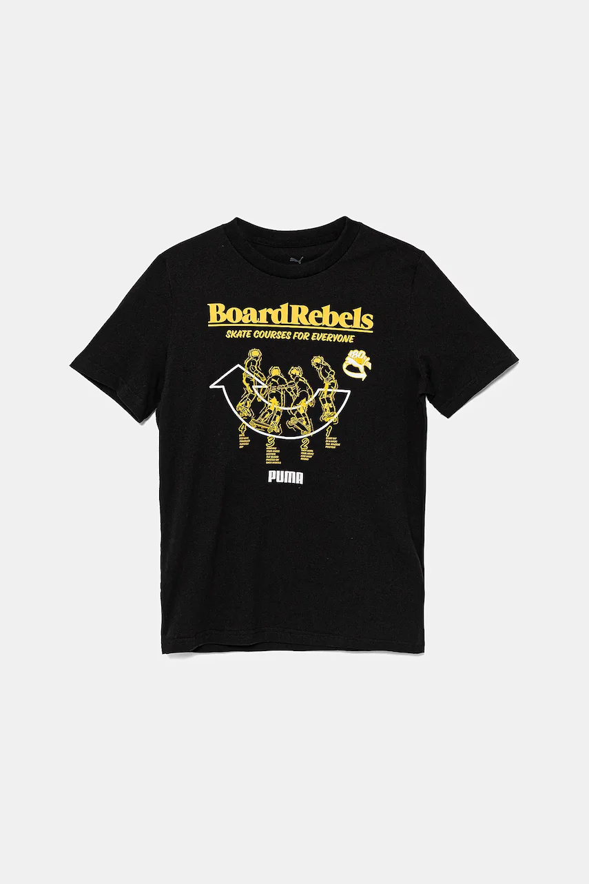 Puma Детска памучна тениска MID90S Graphic Tee I
