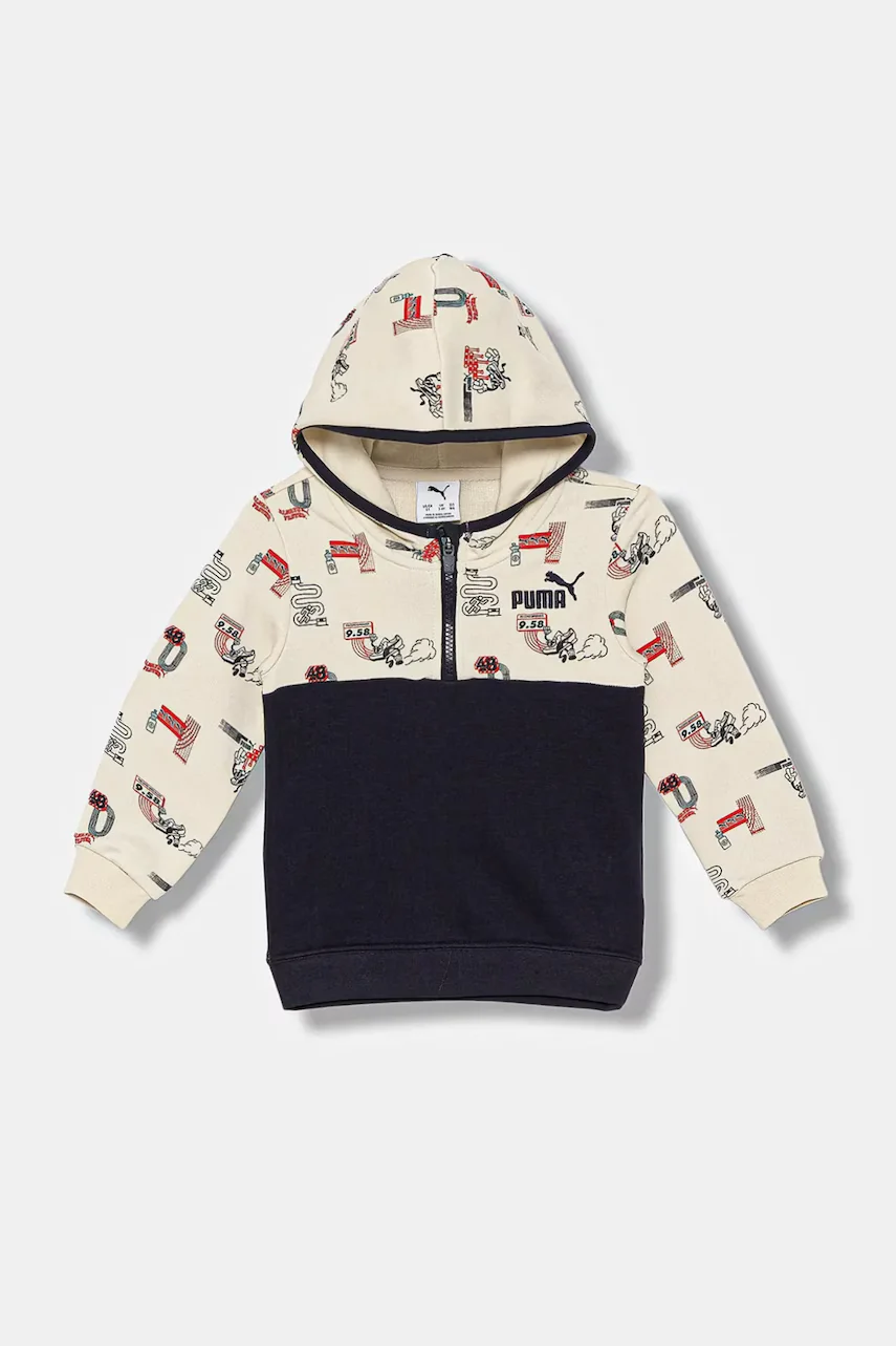 Puma Детски суичър LITTLE RUNNERS Half-Zip Hoodie PS