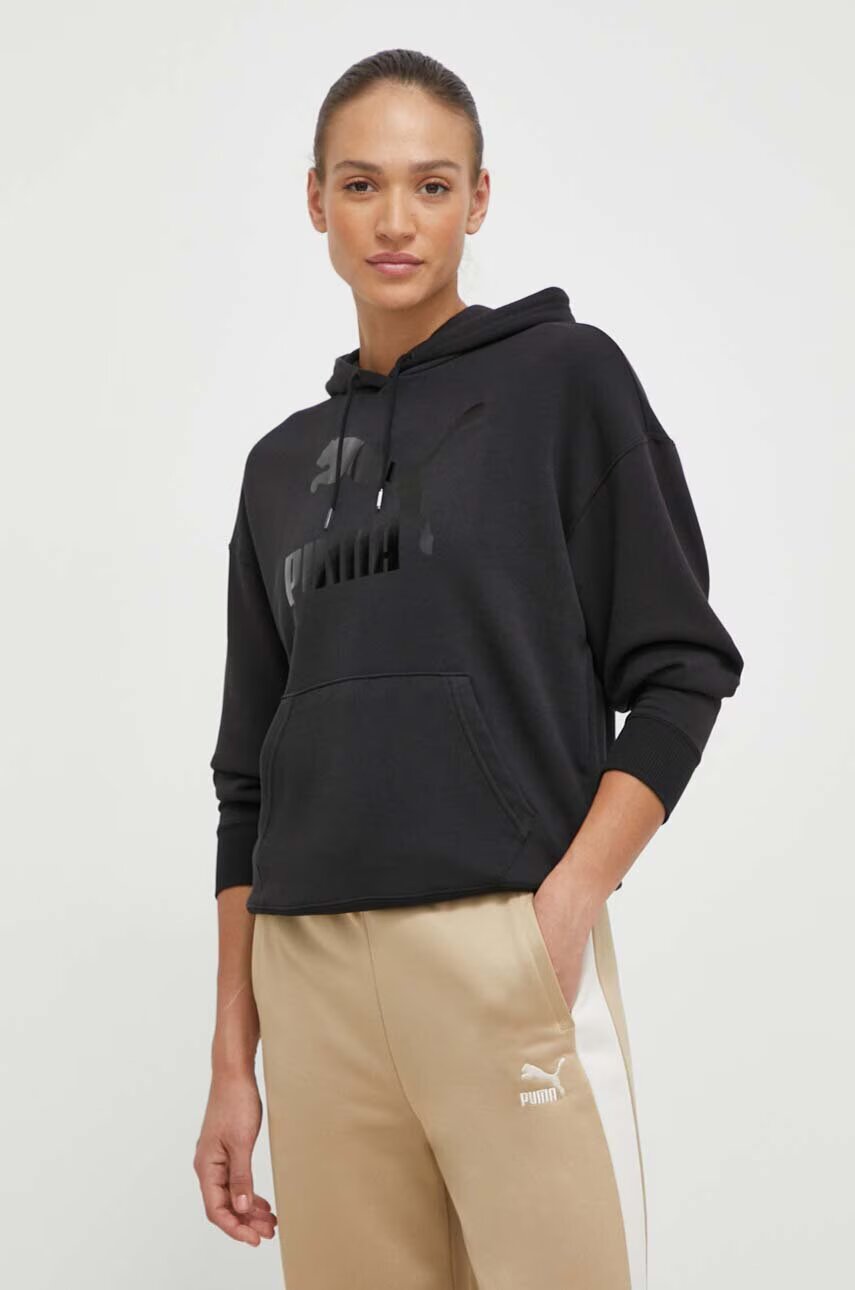 Puma Суичър CLASSICS Shiny Logo Hoodie