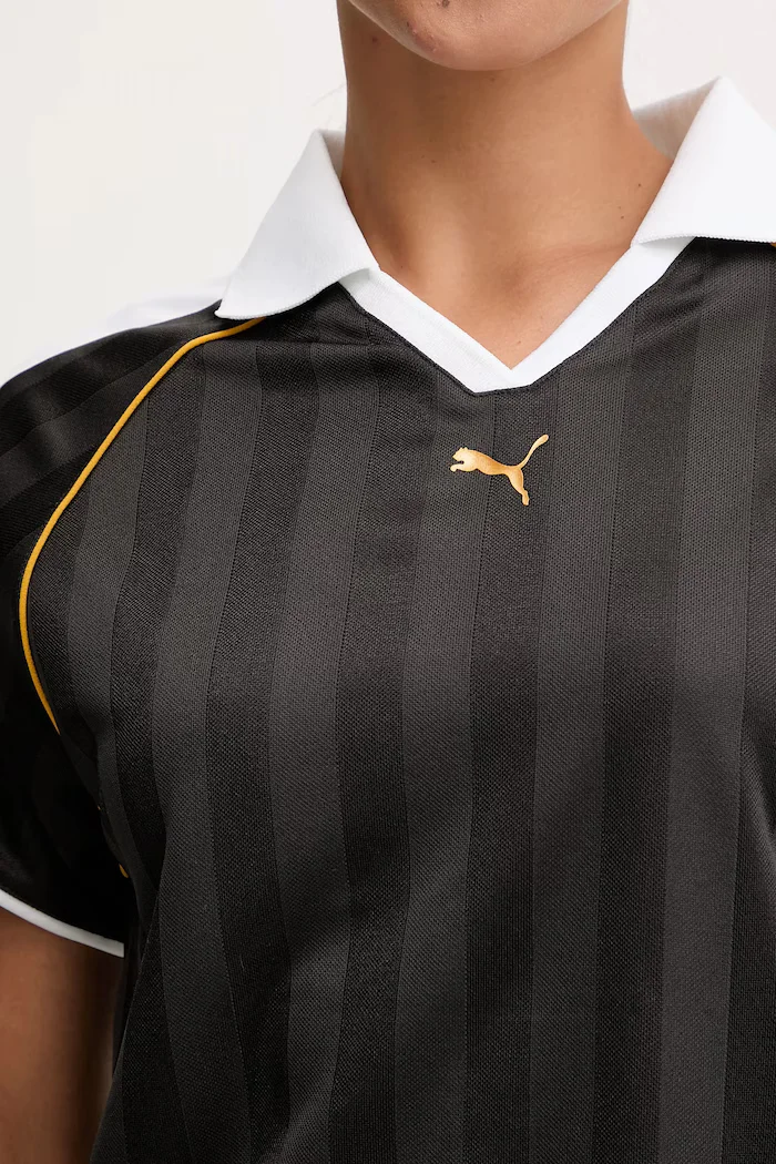 Puma Тениска с яка дамска в черно 632157