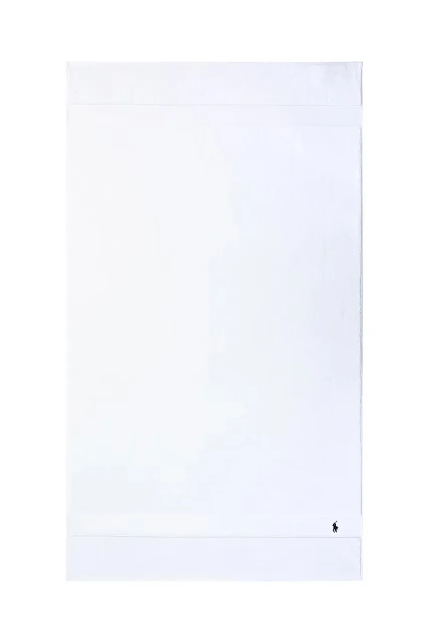 Ralph Lauren Памучна кърпа Polo Player White 90 x 160 cm