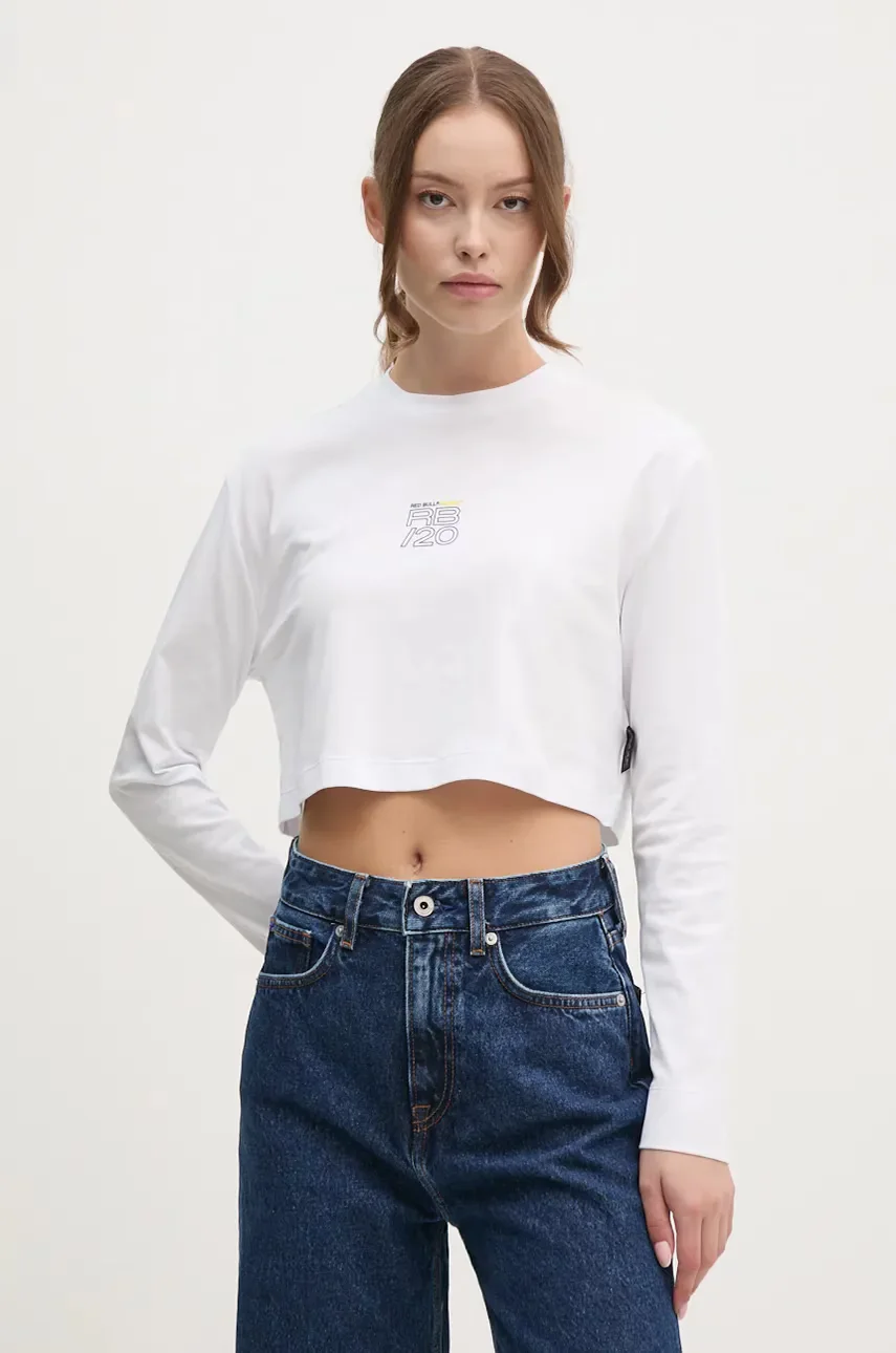 Red Bull Racing x Pepe Jeans Памучна блуза с дълги ръкави