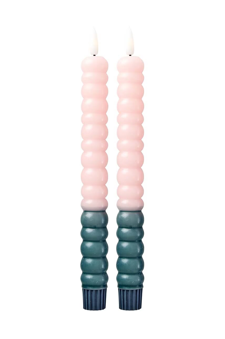 Rice Комплект led свещи Soft Pink (2 броя)