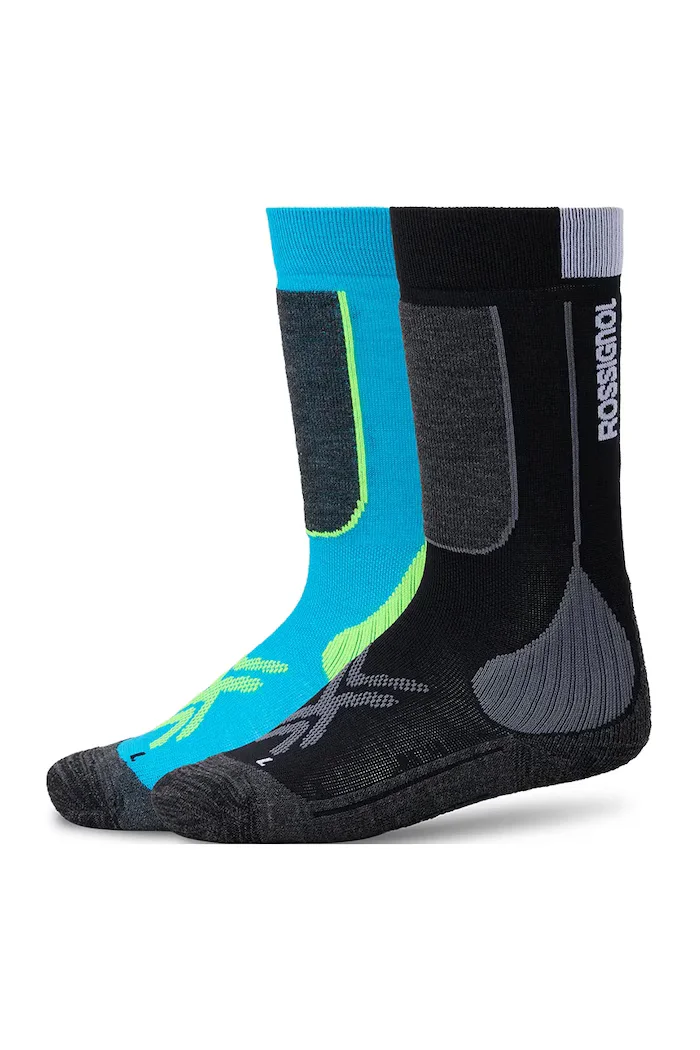 Rossignol чорапи за ски за деца SKI SOCKS 2 броя черни RLOYP02