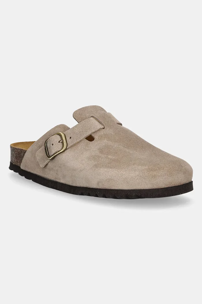 Scholl Велурени чехли FAE в бежово F321982361