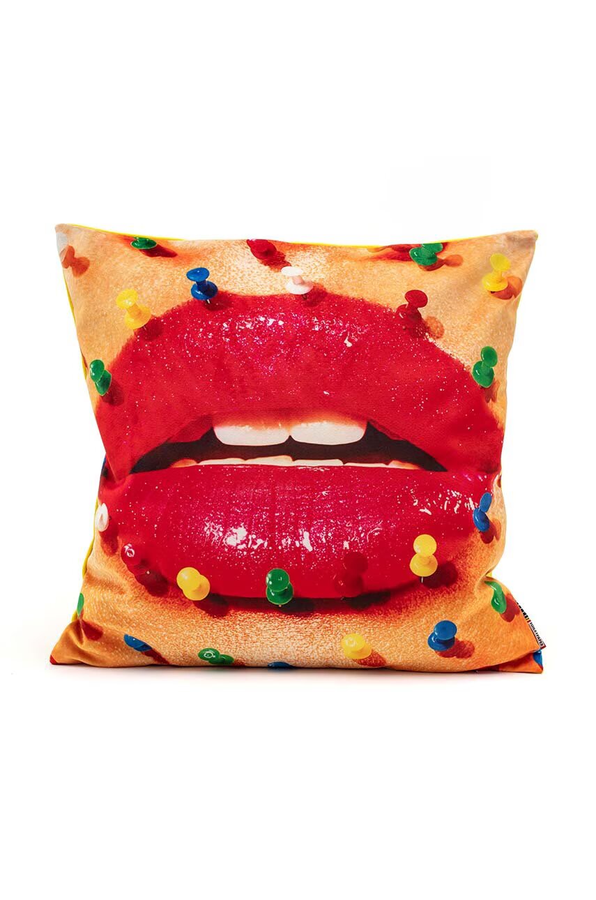 Seletti Декоративна възглавница Cushion Mouth with Pins