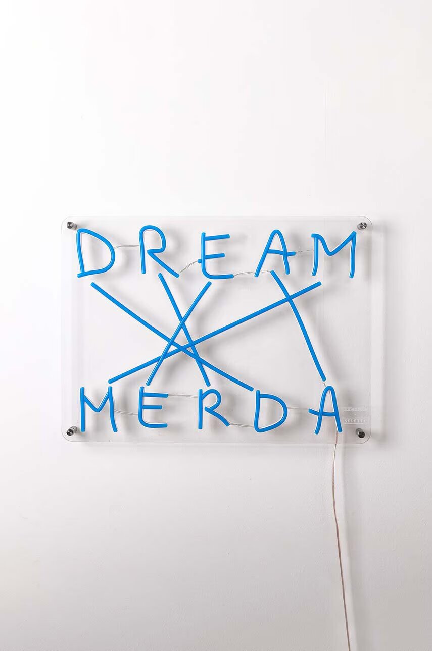 Seletti Led декорация за стена Dream Merda