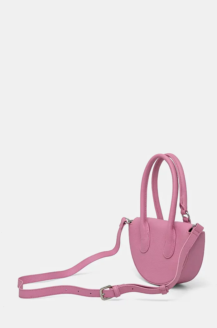 Silvian Heach чанта crossbody дамска от кожа SPAGNOLI розова RCP25020BO