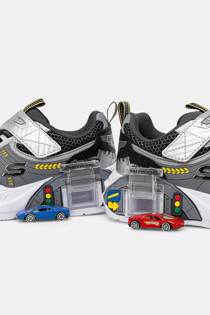 Skechers GARAGE маратонки за деца сребърни 402150L