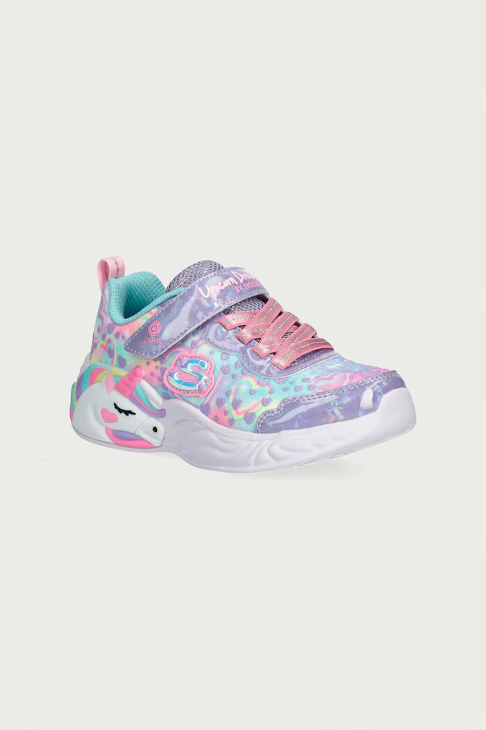 Skechers UNICORN DREAMS - HEART SPARKL маратонки за деца виолетови 303063LC
