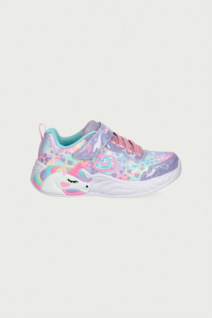 Skechers UNICORN DREAMS - HEART SPARKL маратонки за деца виолетови 303063LC