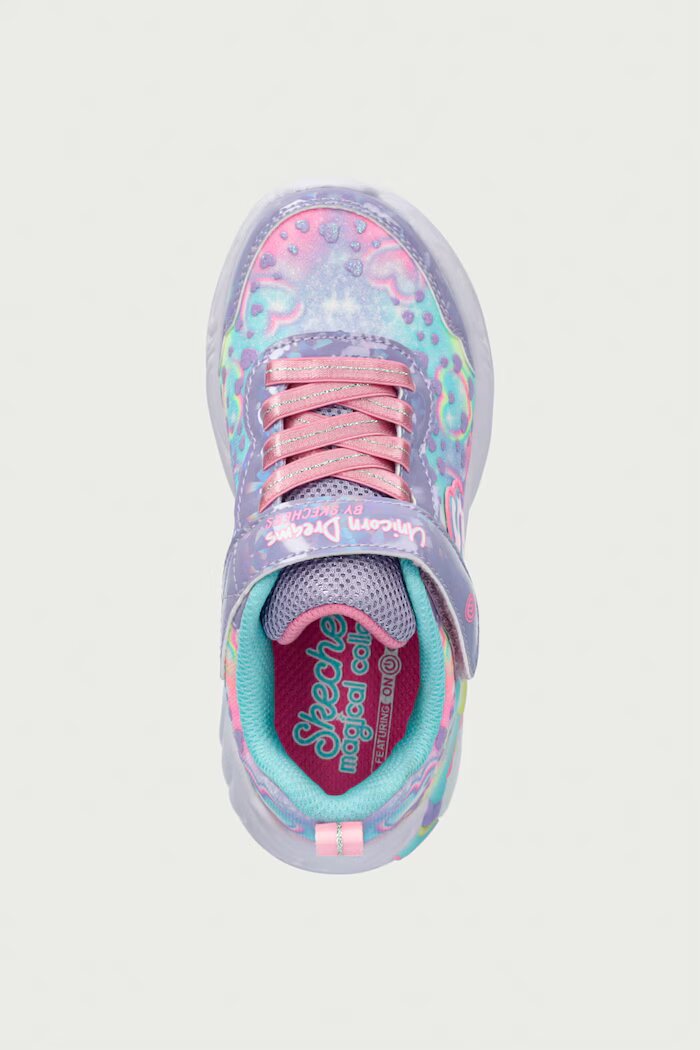 Skechers UNICORN DREAMS - HEART SPARKL маратонки за деца виолетови 303063LC