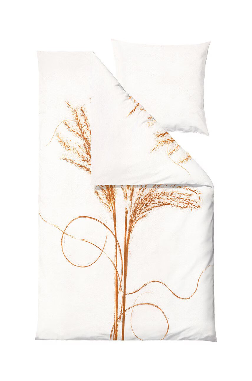 Södahl Комплект памучно спално бельо Silvergrass 60x63/140x220 cm
