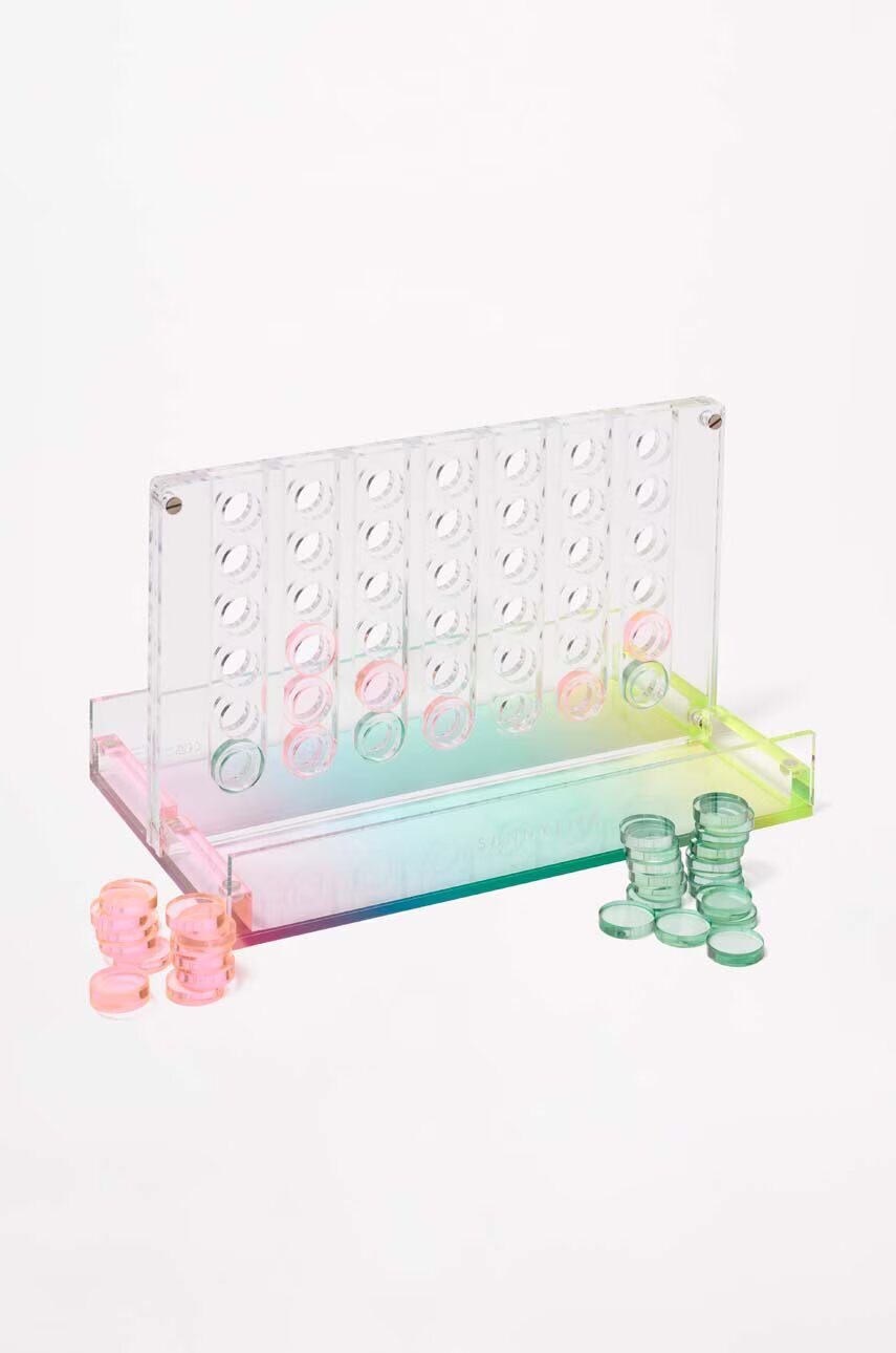 SunnyLife Игра Mini Lucite 4 In A Row Aurora