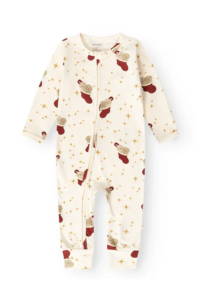 That's mine бебешки гащеризон за бебе с памук Elliotte onesie бежов 008648